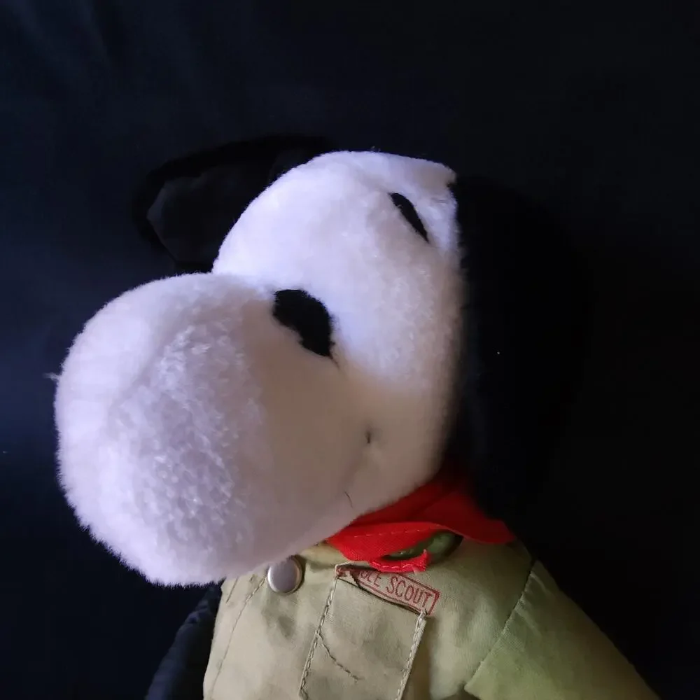 Vintage Peanuts Snoopy Beagle Boy Scout Plush Animal Rare 1968 11